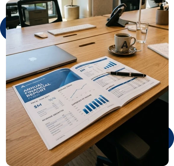 Financial reporting and business performance insights