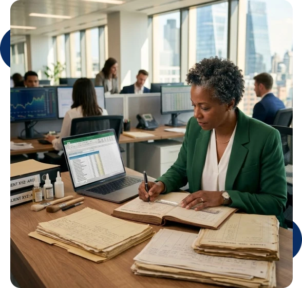 Daily transactions being categorized