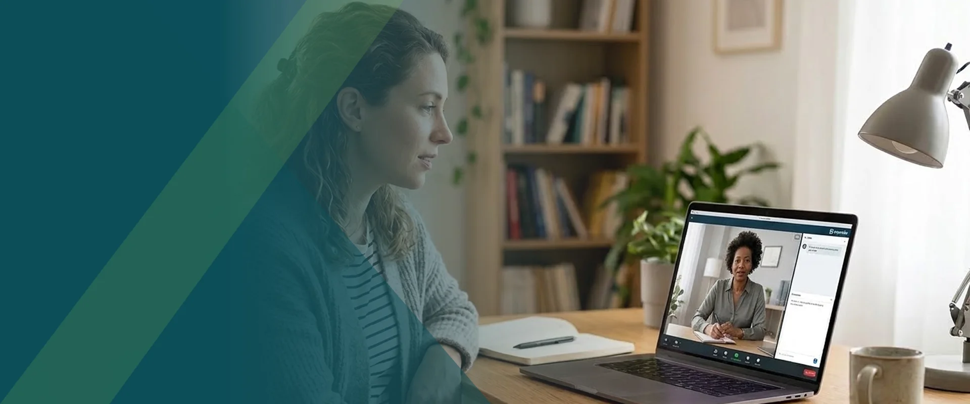 Provider delivering virtual psychiatric services through a secure video appointment