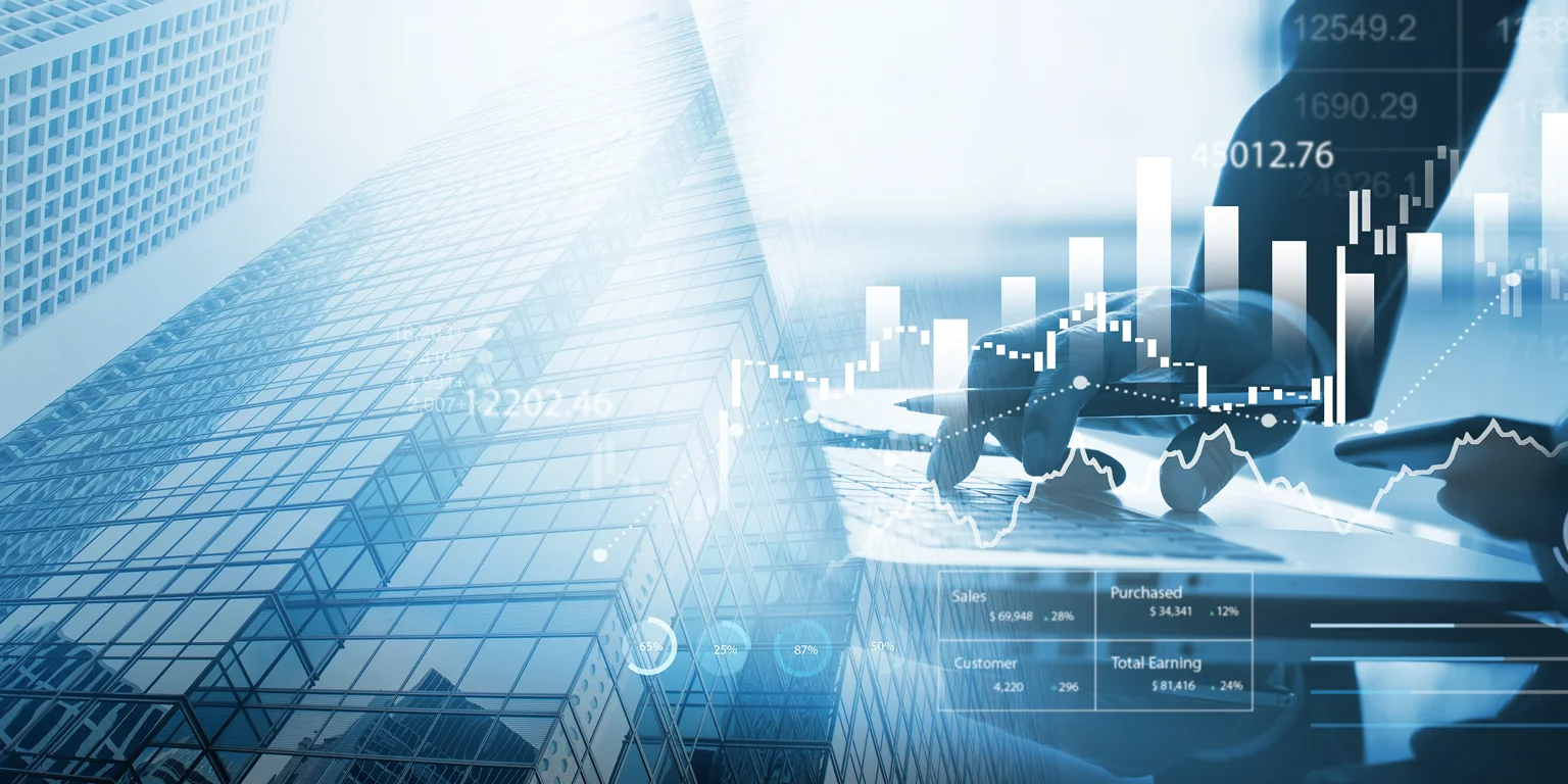 Accounting firm team reviewing business financial reports