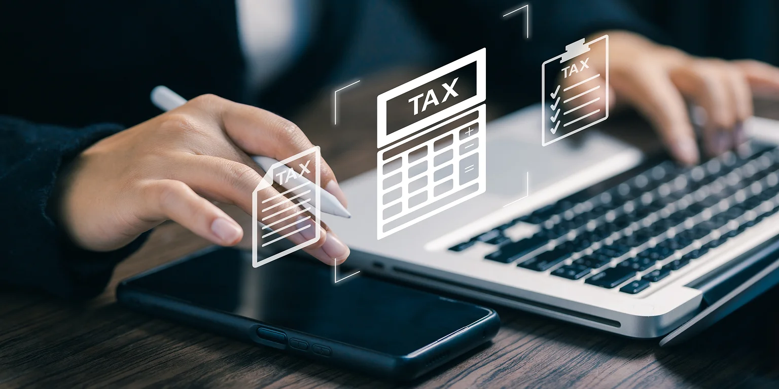 Business tax planning services meeting with a company owner