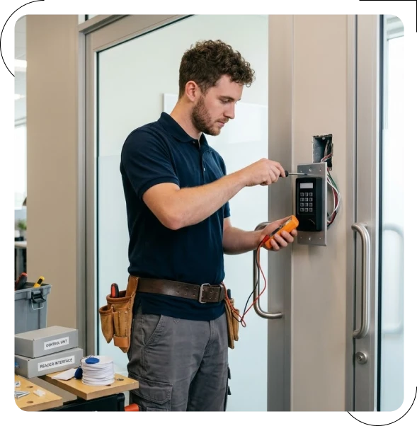 Electronic Access System Wiring