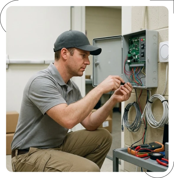 Commercial Surveillance Infrastructure Installation
