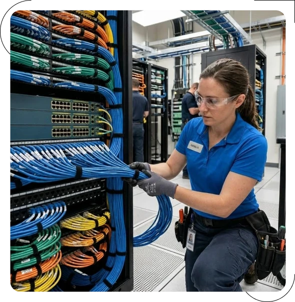 Commercial Communication Network Setup