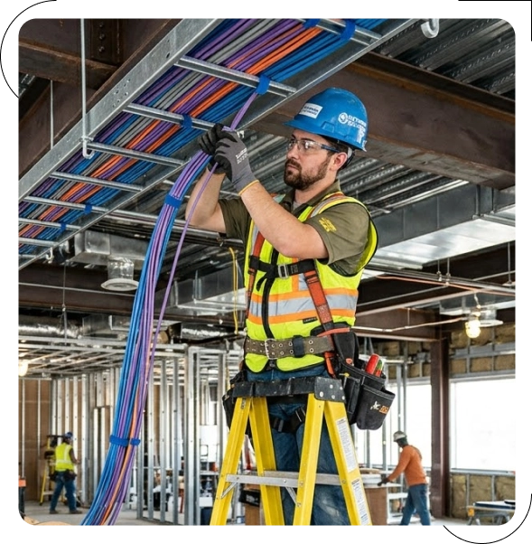 On-Site Cabling and Installation Support