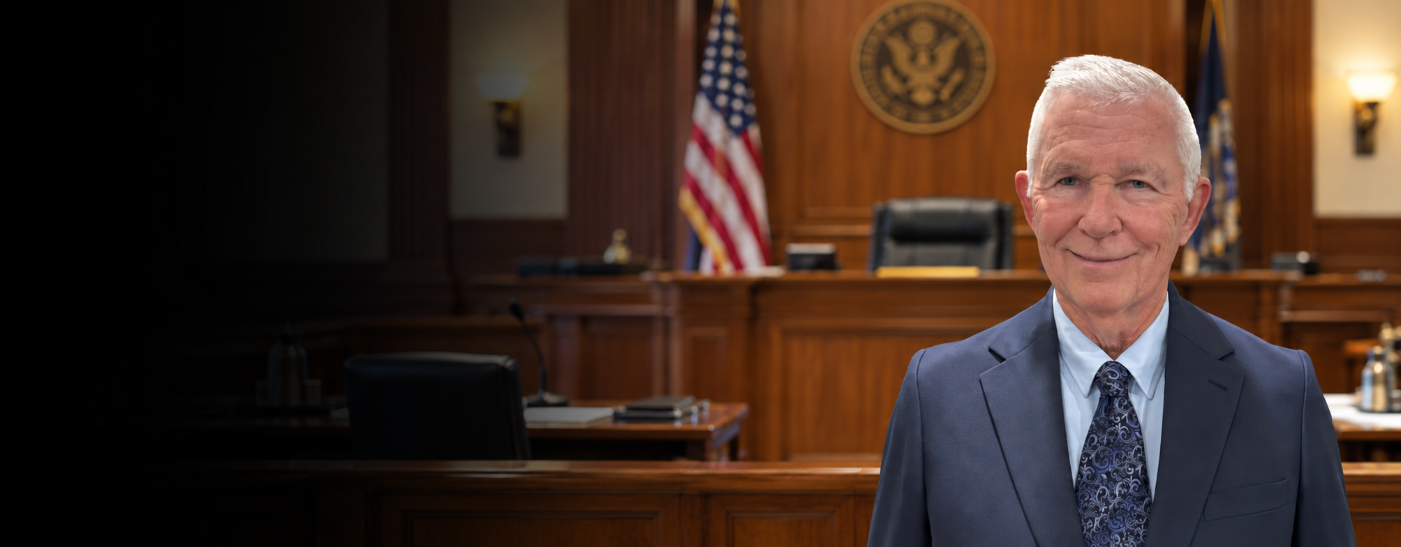 Neurological surgery expert witness Dr. Neil Brown in his office