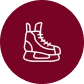 Young skaters practicing together in youth figure skating programs