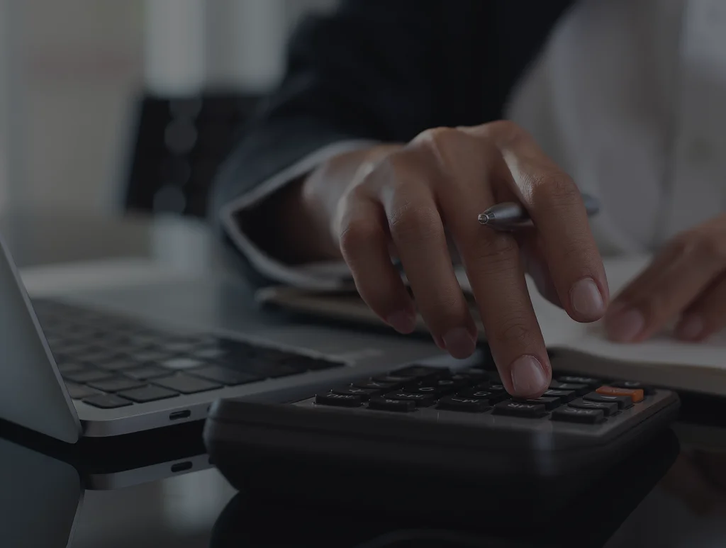 Bookkeeper organizing overdue records for catch-up bookkeeping services