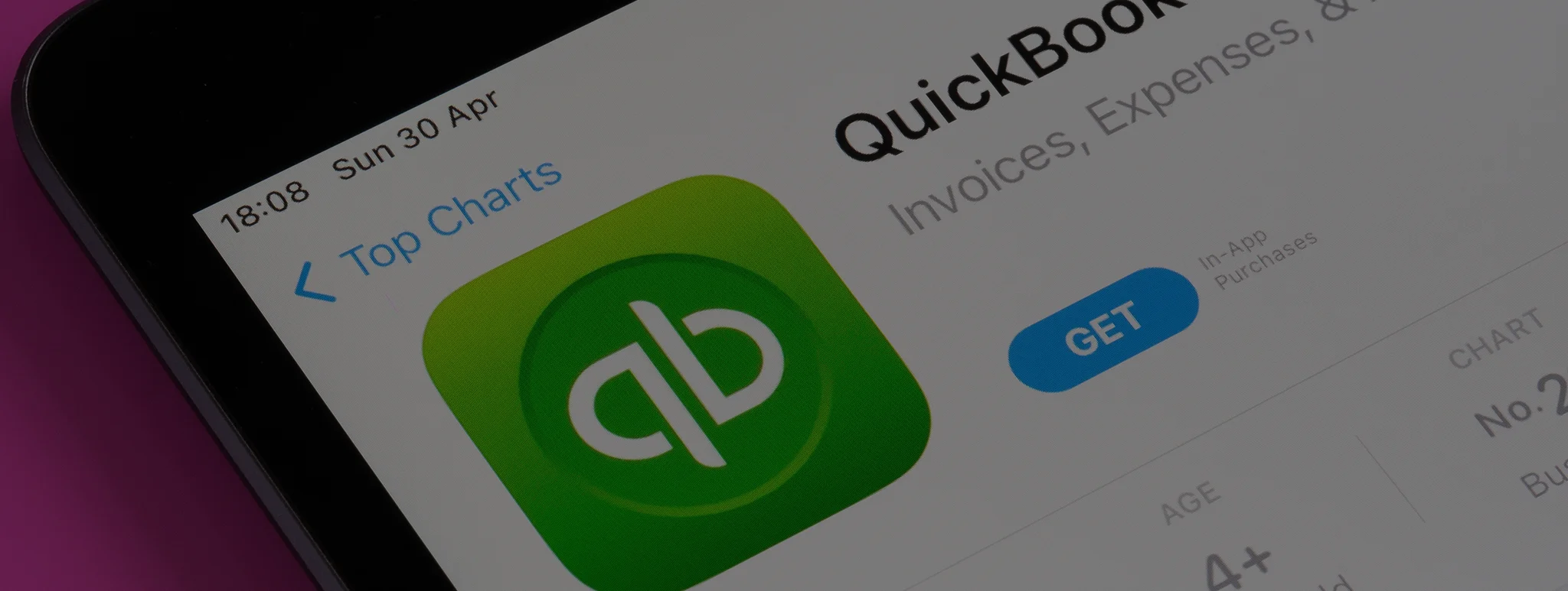 Bookkeeper using a laptop for QuickBooks bookkeeping services
