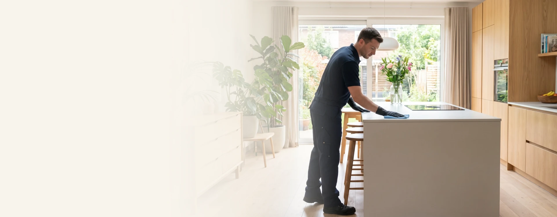 Property cleaning and concierge services for a well-maintained home