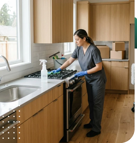 Detailed Kitchen Cleaning and Preparation