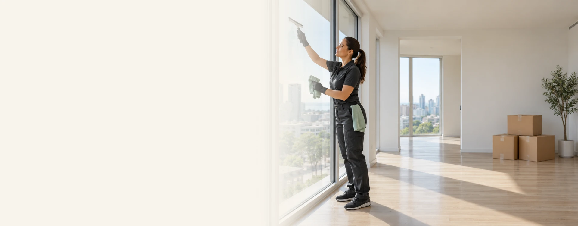 Move-out cleaning services in Sacramento for an empty apartment