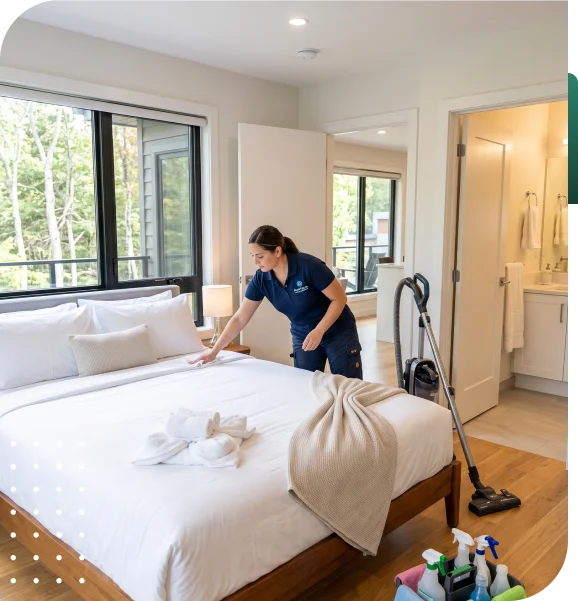 Complete Guest Turnover Cleaning