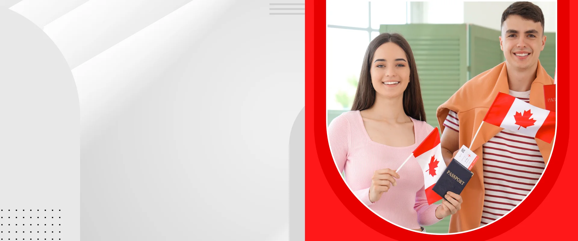 Couple discussing a spousal sponsorship application