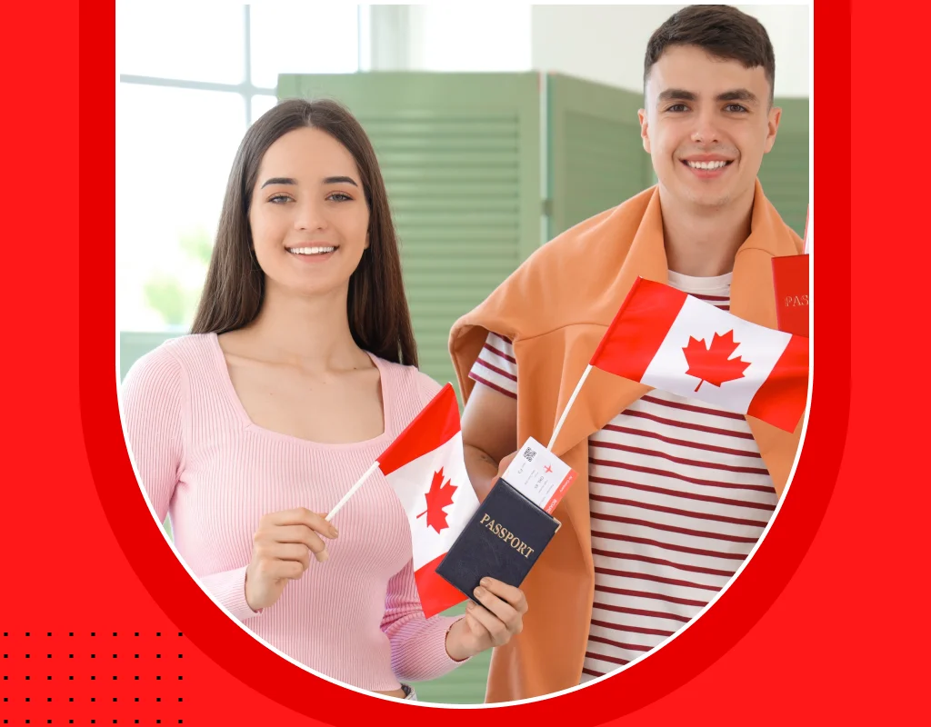 Couple discussing a spousal sponsorship application