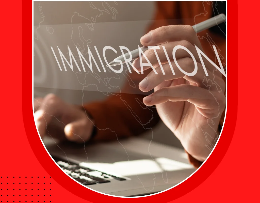 Consultant reviewing documents for immigration appeals