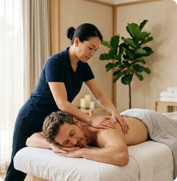 Relief From Desk-Related Muscle Tension