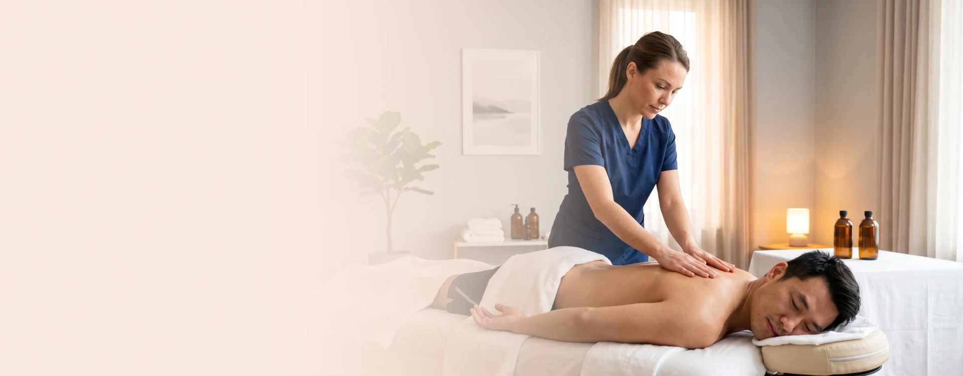 Swedish massage in Toronto during a relaxation-focused session
